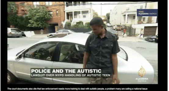 Civil Rights Client Troy Canales, an Autistic Teen beaten by the NYPD, Featured on Al-Jazeera last night