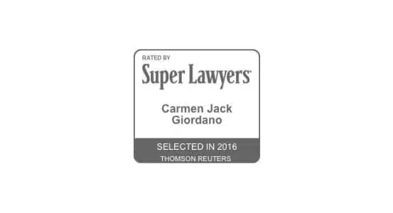 New York Metro Super Lawyers 2016: Congrats to Attorney Giordano on His Selection
