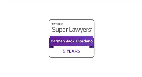 2017 NYC Metro Super Lawyer Awarded to Attorney Giordano