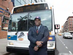 MTA bus operator Tyrone Hampton